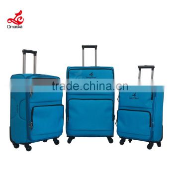 Business travel like king new style big handle soft nylon eva leaves luggage