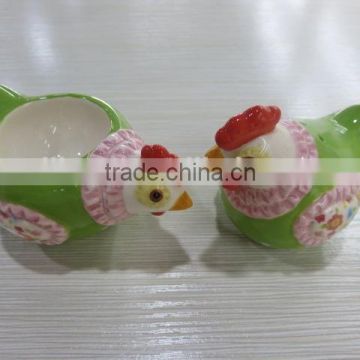 decor milk cup hen decoration