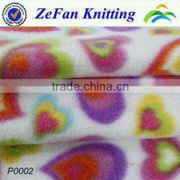 100% polyester printed cheap polar fleece fabirc