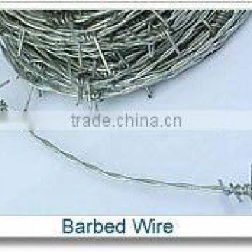 electro galvanzied barbed wire