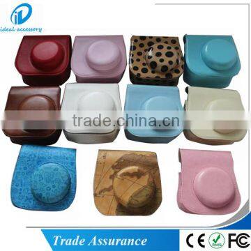 Different Styles PU Leather Mini8 Camera Case Bag for Fujifilm Instax Mini Camera Case Pouch Accept Customize Style