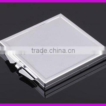 Wholesale 7cm square enamel make up mirror with custom logo