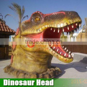 Door Decoration Animatronic Dinosaur Head