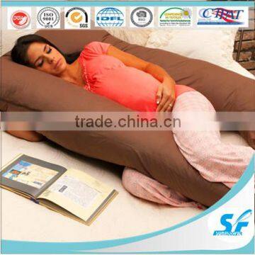 C shape/u shape cotton fabric body pillow for pregnant and baby