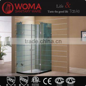 Y654 enclosed shower cubicles bathroom glass cubicles hotel shower cubicles