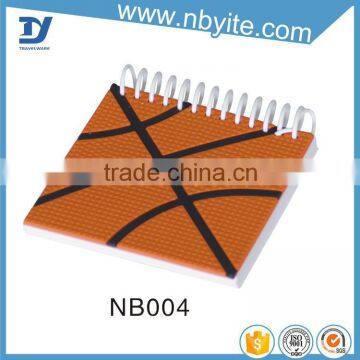custome soft pvc cover material note book school paper note book