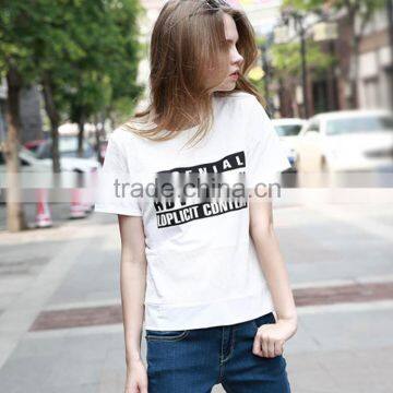 Women cotton cheap election screen print tshirt with low price