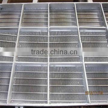 Welded stainless steel wedge wire panel