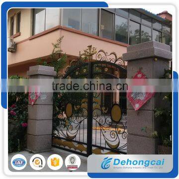 Elegant and Consolidated Wrought Iron Gate