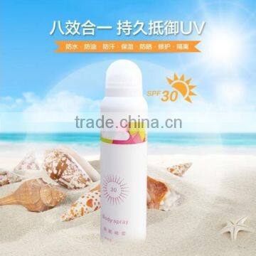 Mendior SPF30 Natural Whitening Sunscreen body Spray OEM custom brand