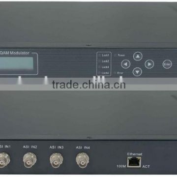 dvb-c catv digital headend(4 ASI IN,4 QAM RF out)