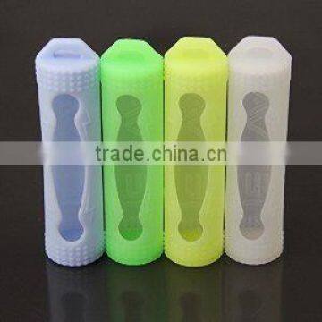 High quality Silicone single 18650 battery protected case for 18650 battery