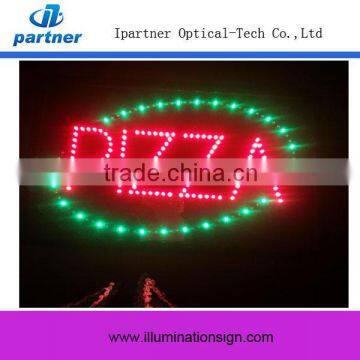 Super Bright Display Led Sign Pizza