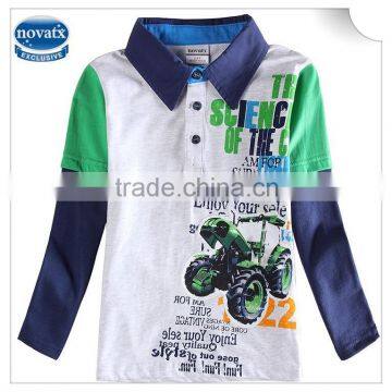 (A6500) 2-6y children shirt boy clothes baby boy shirt long sleeve five different size brand nova kids shirt children clothing