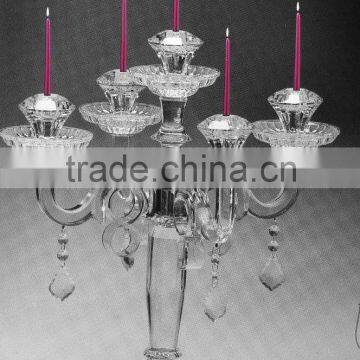 2016 Crystal Candle Candlestick WH-010 for Home Decration