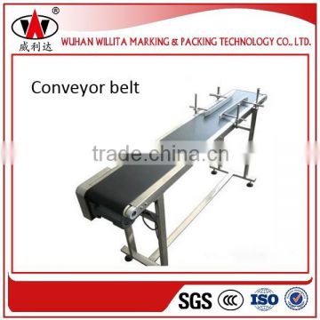 Small character inkjet printer rubber belt portable belt conveyor