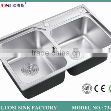 latest luxury series kitchen sink stainless 7344