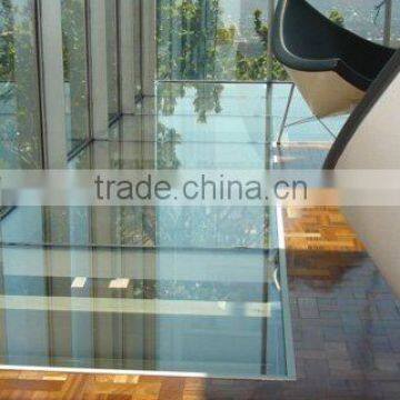 CE and ISO9001 12.38mm Ultra Clear Laminated Glass