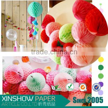 China Supplier tissue paper honeycomb ball