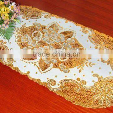 Golden pvc place mat