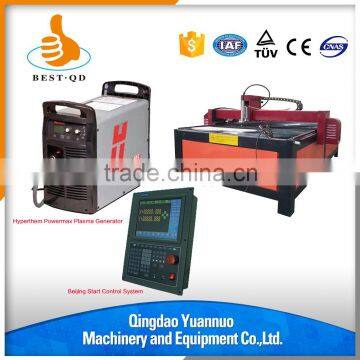 Trade Assurance 1300x2500mm CNC Plasma Cutting Machines with PMX105 Plasma Generator made in USA to cut metal max 32mm thickness