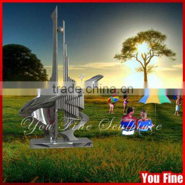 Modern Decorative City Abstract Stainless Steel Sculpture