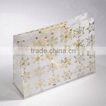 HDPE ribbon handle shopping bag