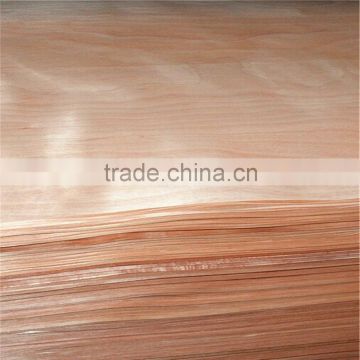 China furniture plywood veneer/natural rotary cut 0.25mm okoume face veneer