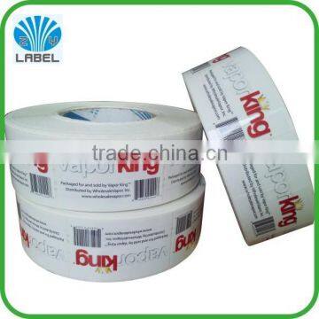 Custom self adhesive label pvc sticker die cut sticker