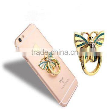 Samco Butterfly Phone Ring Stand Holder 360 Degree Rotating Ring Grip Car Holder Mount Cell Phone and Tablets Anti Drop Ring photo-6