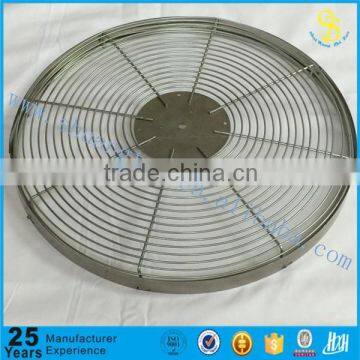 Round wire stainless steel air exhaust fan grill