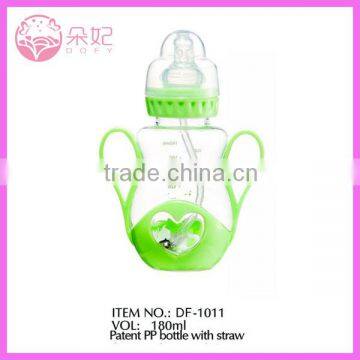 Factory best sale EU standard babies plastic bottle for newborn
