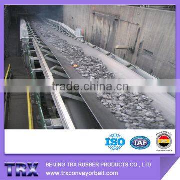 Mining abrasion resistant rubber conveyor belt for gravel, sand, rock