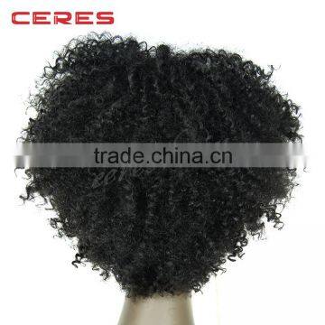 Overnight Delivery Cheap Wholesale Price 100 High Temperature Fiber Synthetic Lace Front Wig for Black Women Kinky Curly Quality Choice photo-4