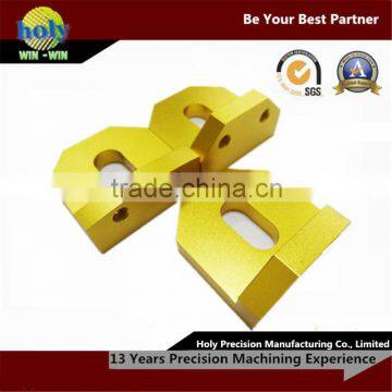 Golden Color Sand Blasted Anodized Cnc Aluminum Parts,milling Machining Product photo-3