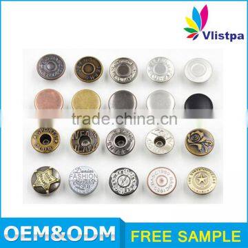 good price fashion design metal 11.5mm snap clip buttons