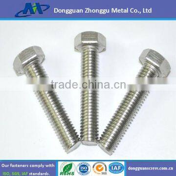 carbon steel 4.8 grade hex bolt