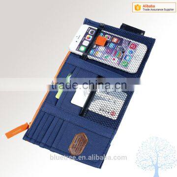 Canvas material in blue color hang wallets & holders