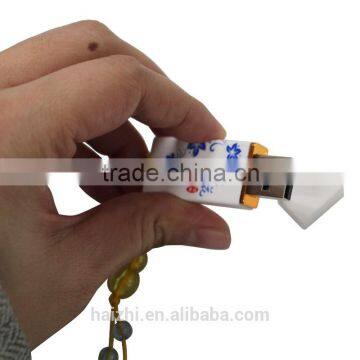 China Ceramic USB Flash Drive Blue and White Porcelain USB Disk photo-3