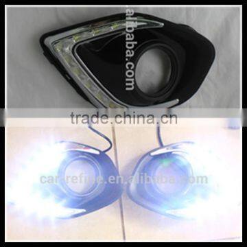 drl led headlight fog lamp For Mitsubishi ASX 2013-2015 Daytime Running Light LED DRL car fog lamp