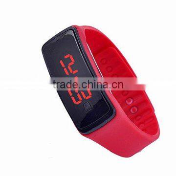 Silicone Rubber Gel Jelly Unisex LED Wrist Mens Watch Bracelet photo-3