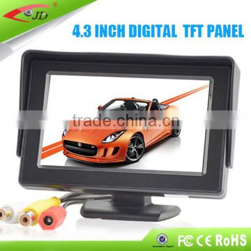 4.3 inch car monitor with OSD button control&Sunvisor