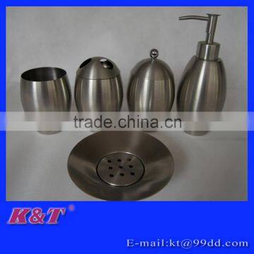 5pcs modern New design stainless steel bathroom set