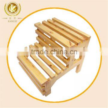 Chinese wooden product wooden stool twin towel stool