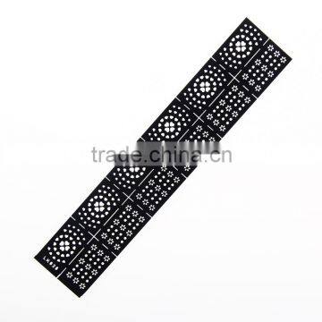 2016 Black Custom Long Nail Stencils photo-5