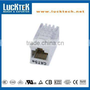 RJ45 Cat.5e Keystone Jack tooless