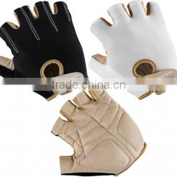 2015 adjustable half short finger best bicycle gloves