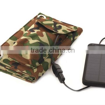 Portable Solar Panel Battery Charger 5V 8W External Solar Power Bank Outdoor Emergency Charger for Iphone Samsung Galaxy S3