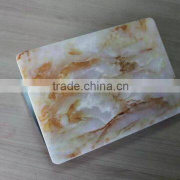 Yellow Marble Pattern Matte Hard Cover Case for Macbook Air 11.6' Matte Yellow