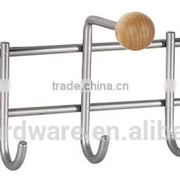 Decorative Metal Wall Mount Key Rack Coat Hat Clothes Hook Rack with Heavy Duty Hanger Hook